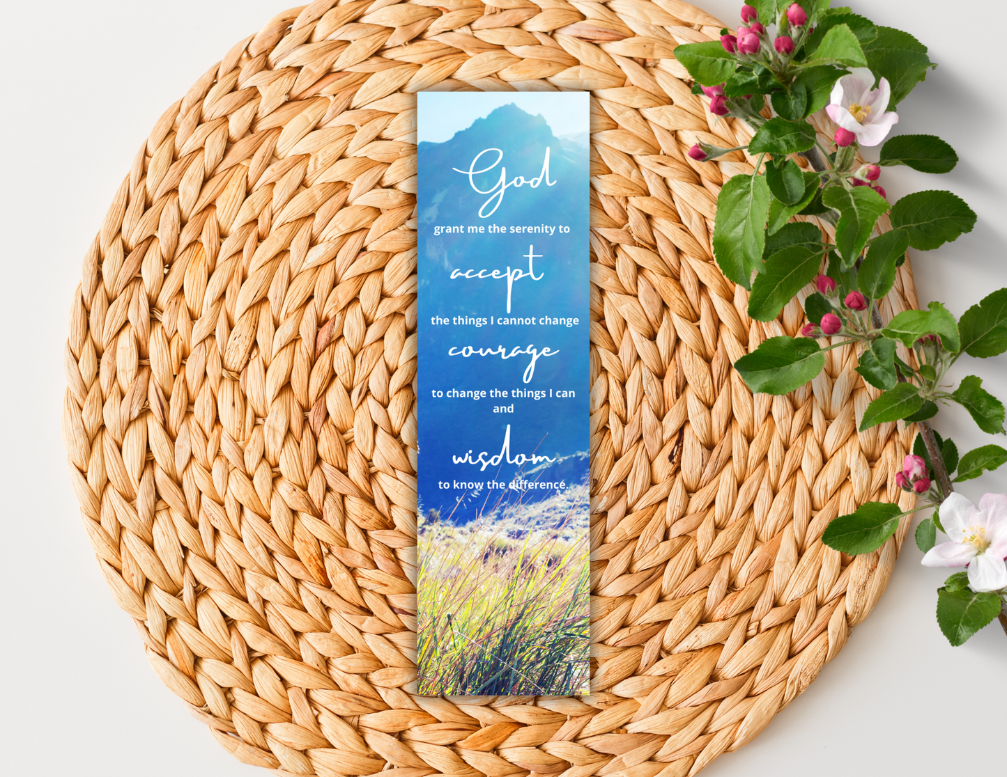 Serenity Prayer Bookmark