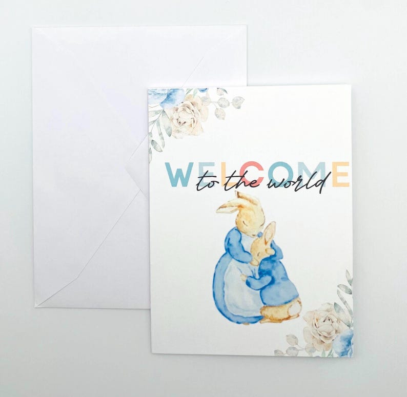 Welcome to the World Greeting Card