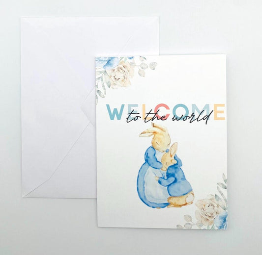 Welcome to the World Greeting Card