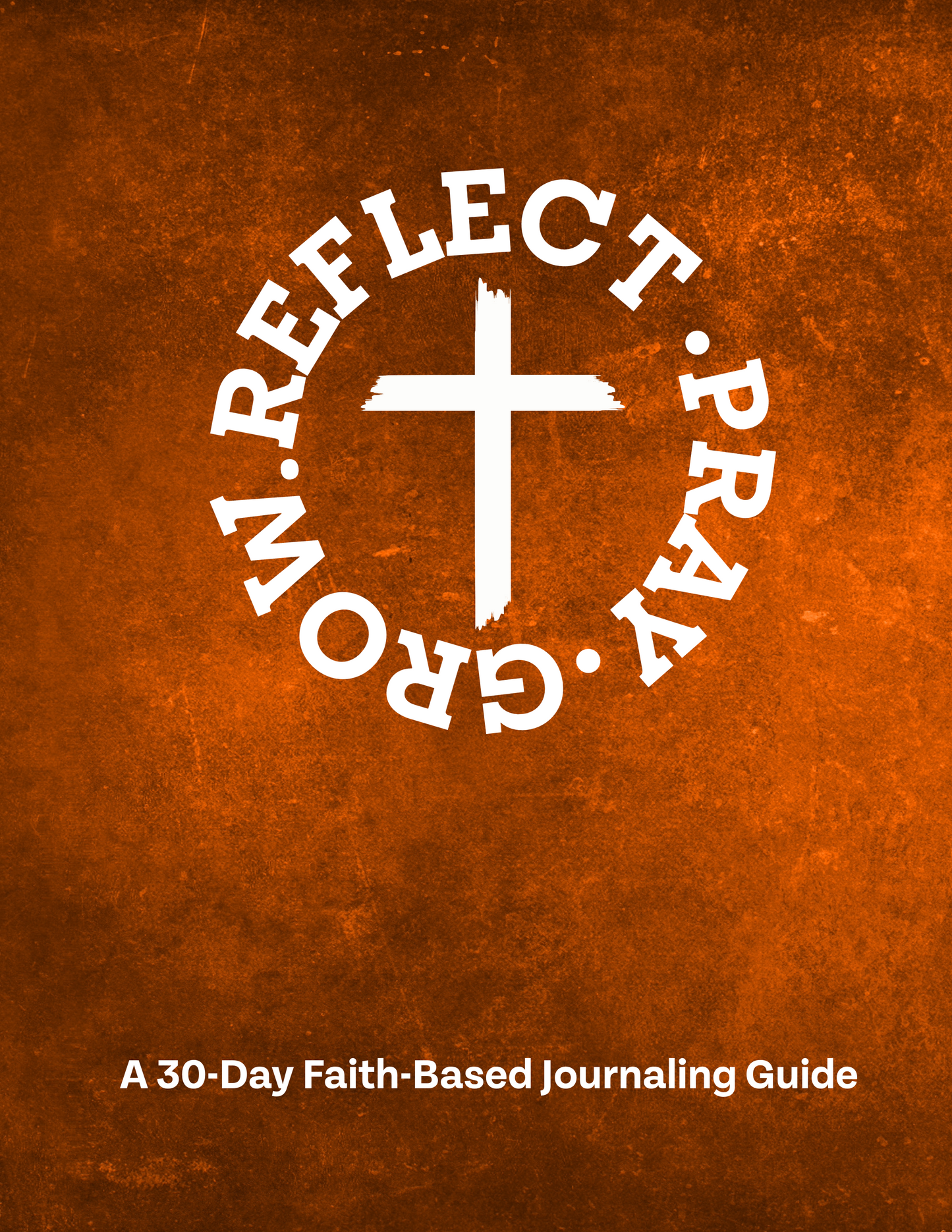 30-Day Faith Journaling Guide Brown Digital Download
