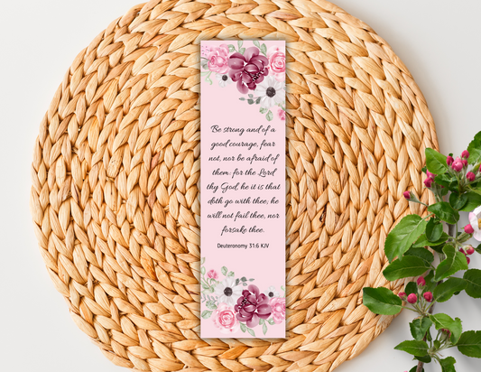 Be strong and of good courage Bookmark