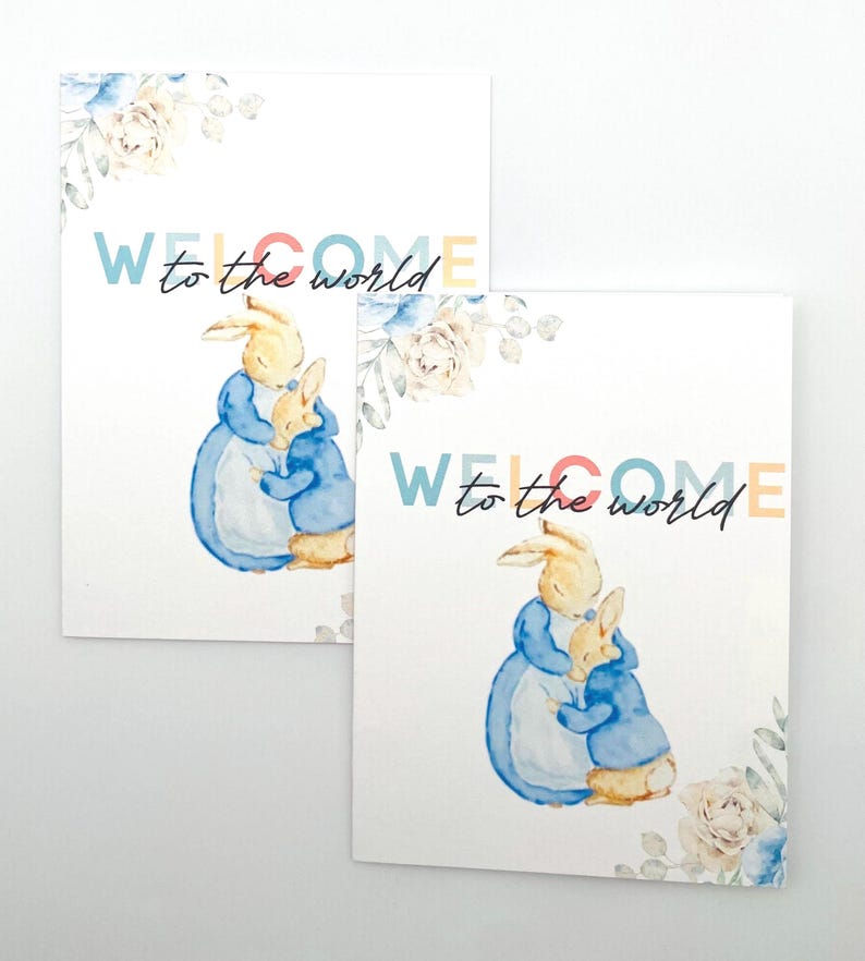 Welcome to the World Greeting Card