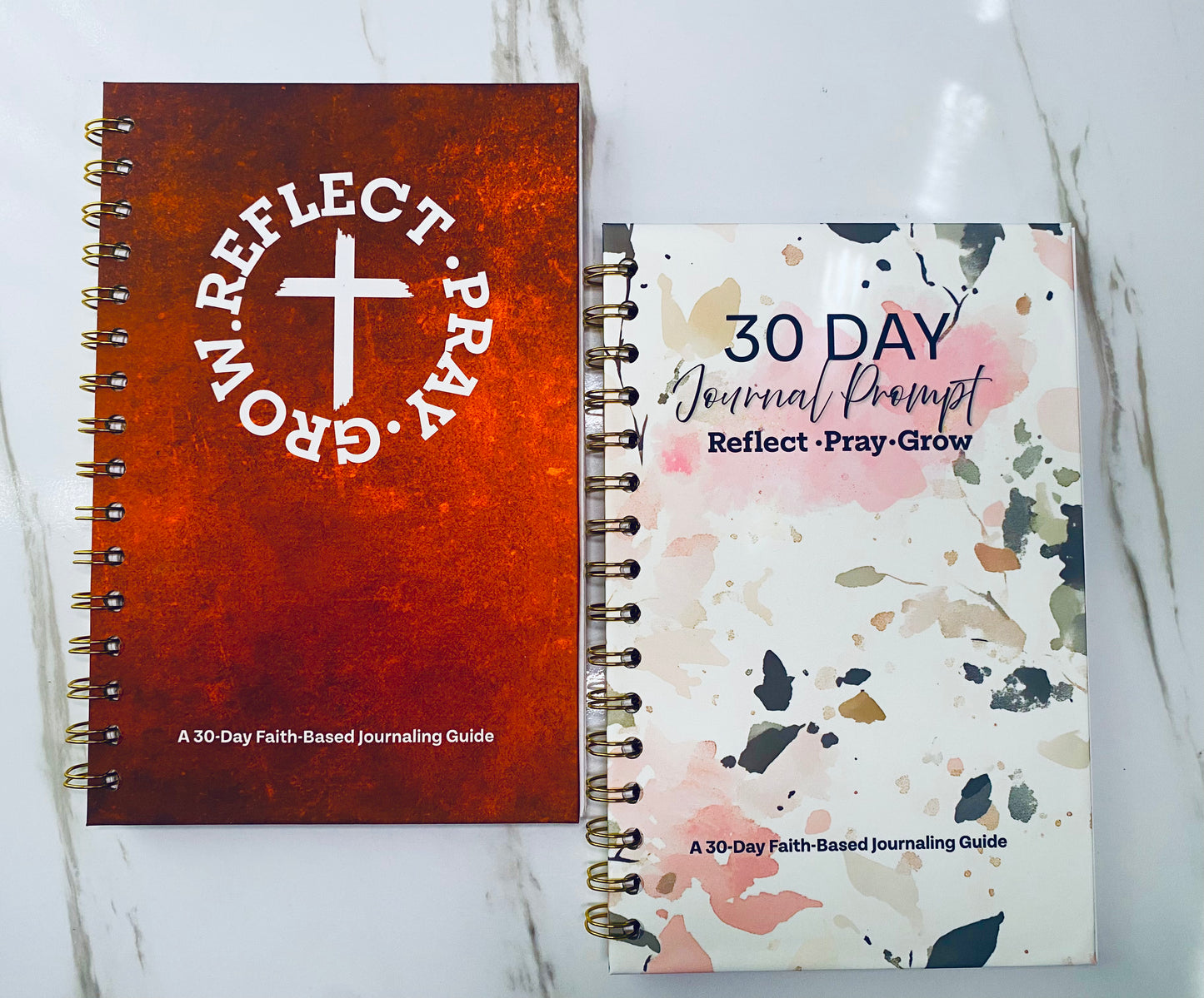 A Gentle 30-Day Faith Brown Journaling Guide Hardback