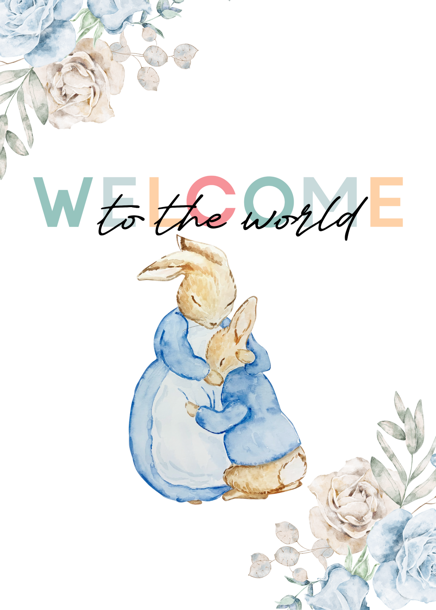 Welcome to the World Greeting Card