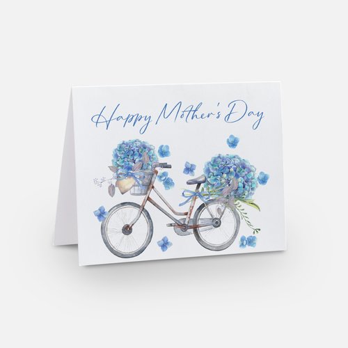 Happy Mother's Day Bike with Flowers