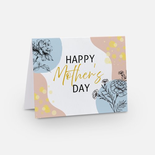 Modern Design Mother's Day Card