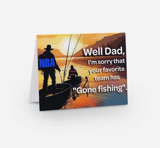 Gone Fishing- Father's Day Card