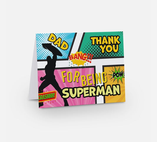 Superman Father's Day Card