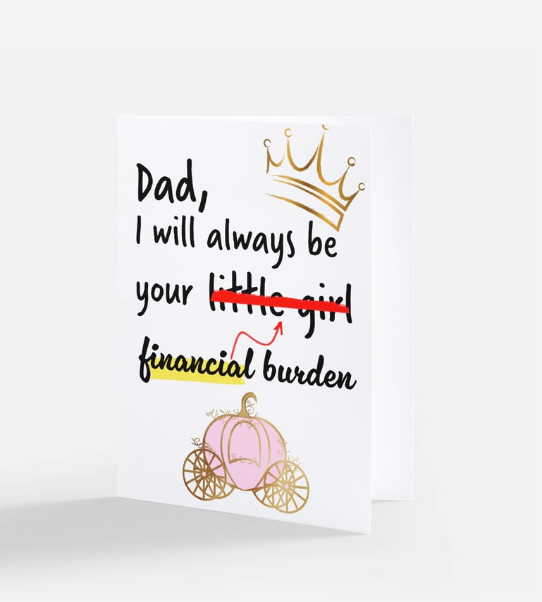 Daddy's Little Girl- Father's Day card