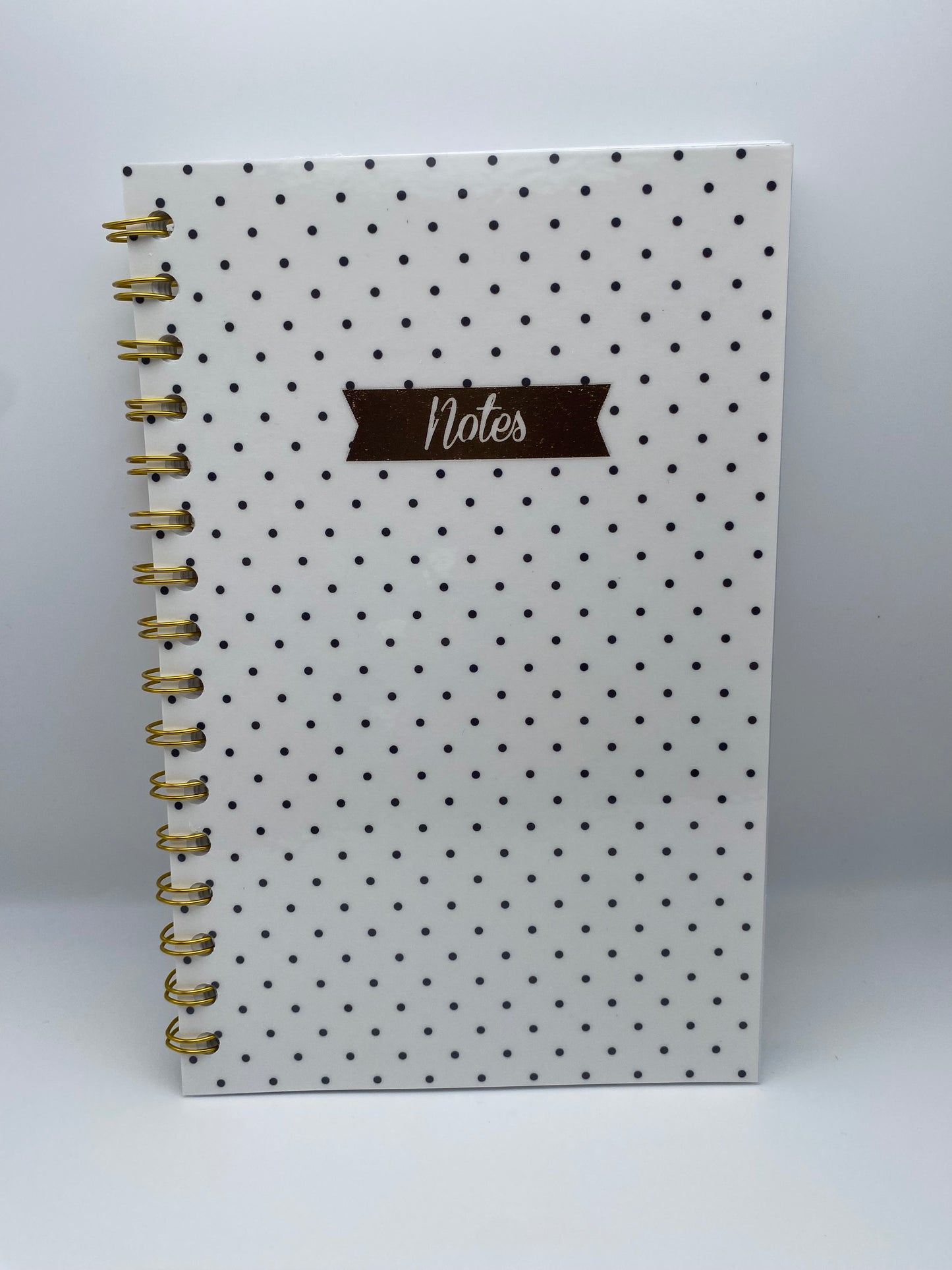 Black and White Polka Dots Notebook