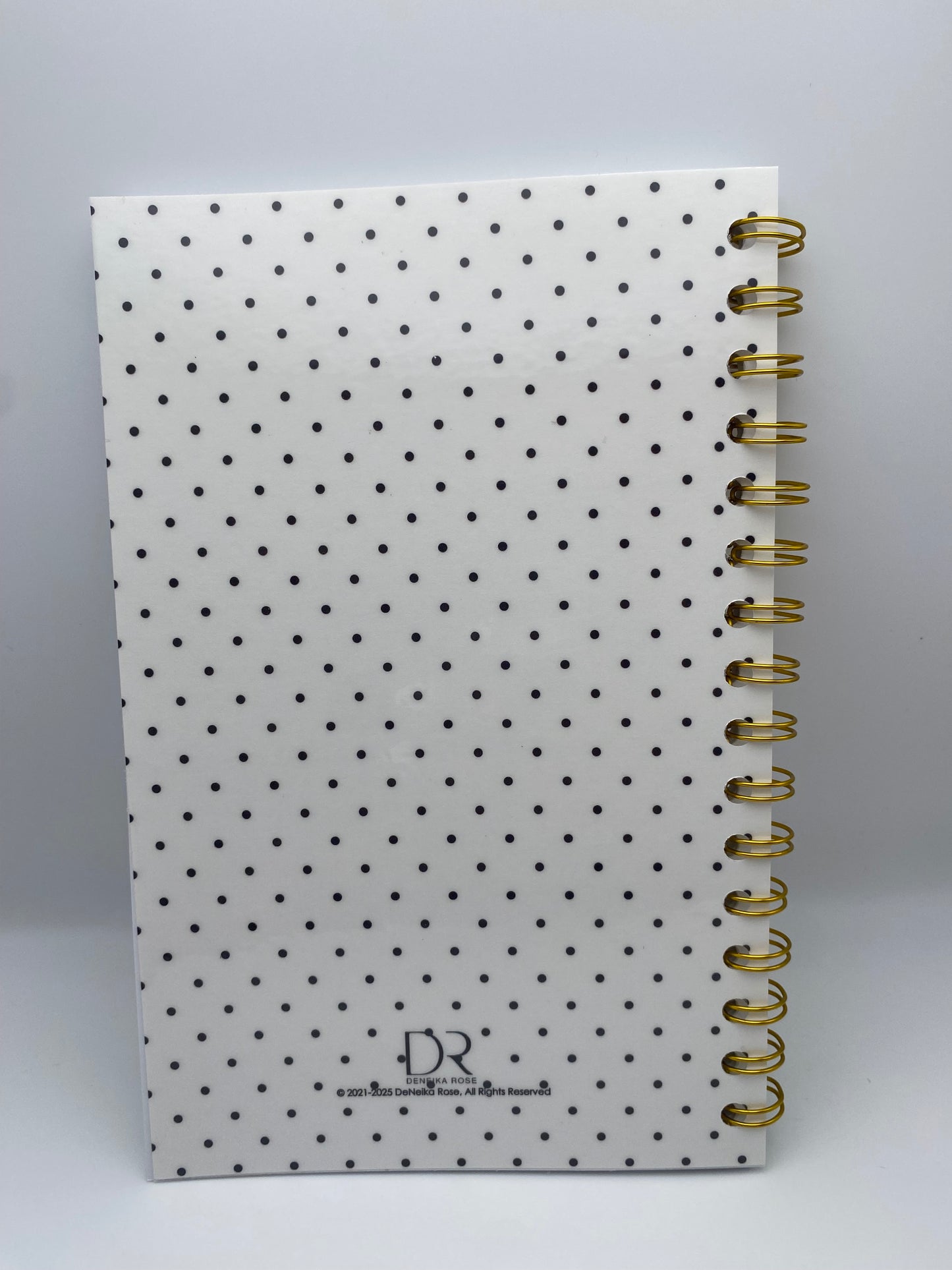 Black and White Polka Dots Notebook