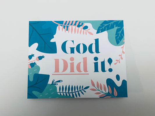 God Did It!
