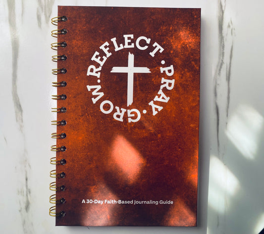 A Gentle 30-Day Faith Brown Journaling Guide Hardback