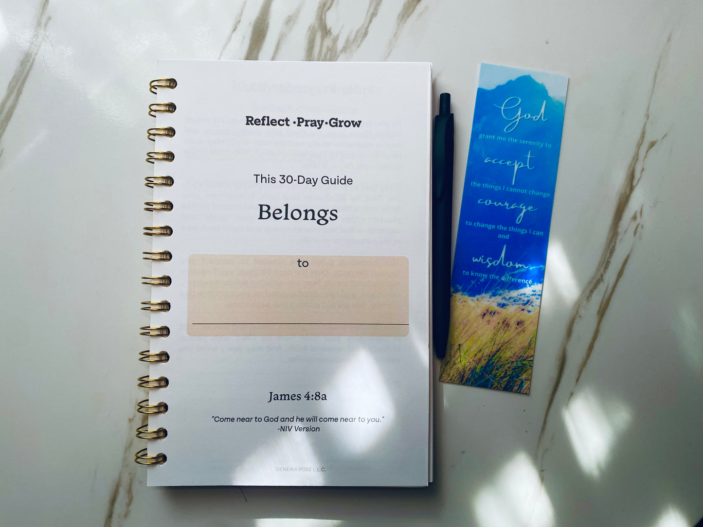 A Gentle 30-Day Faith Brown Journaling Guide Hardback