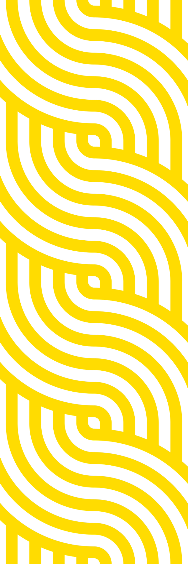Yellow abstract bookmark
