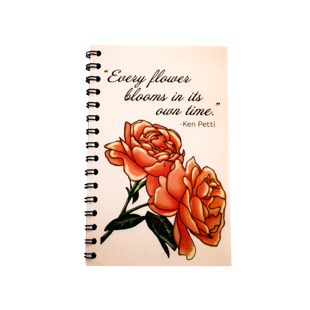 Rose Drawing Notebook